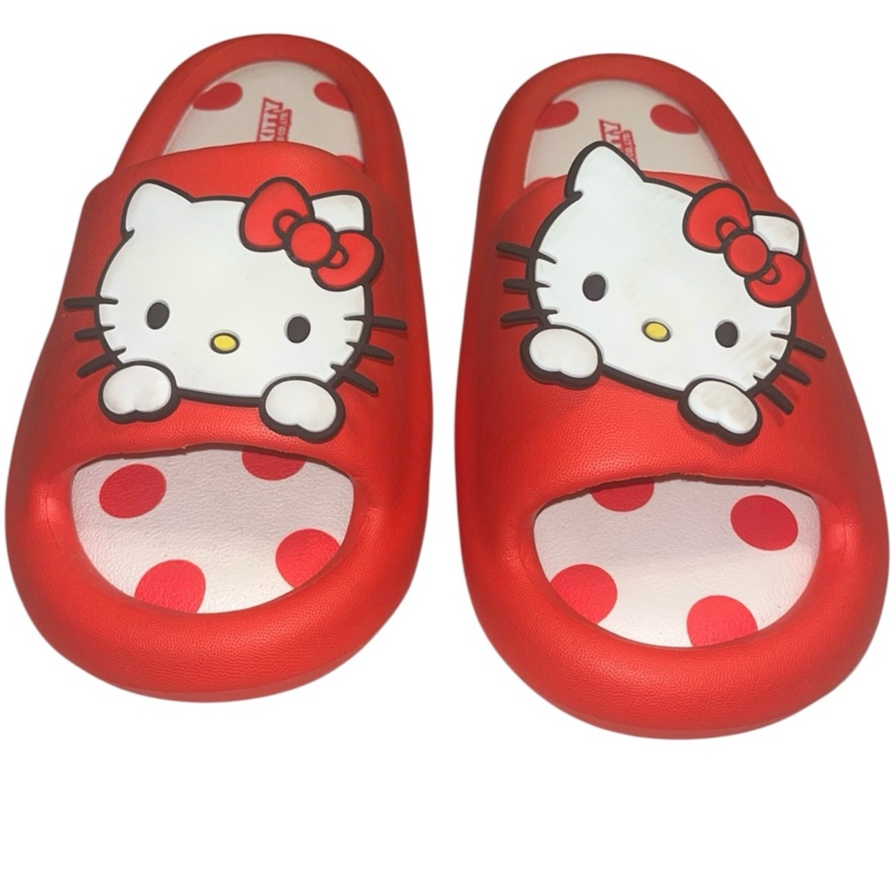 Hello Kitty Sanrio Red Women’s Slide Slippers Sandals 38/39 7.5